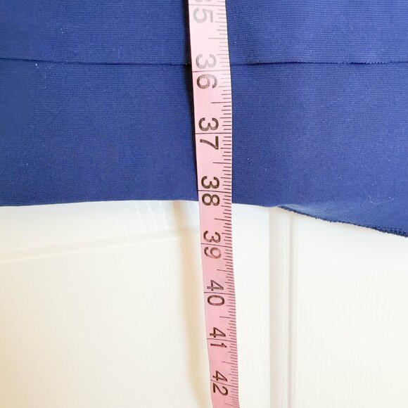 Jones Wear Blue Ruffle Bodycon Dress Size 10 Evening Wedding Party - Picture 13 of 13